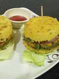Dhokla burger