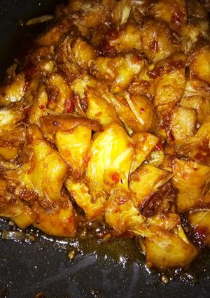 Foto resep Oseng pedas kulit buah cempedak (kulit tiwadak)