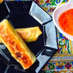 A picture of Vegetable Spring Rolls.