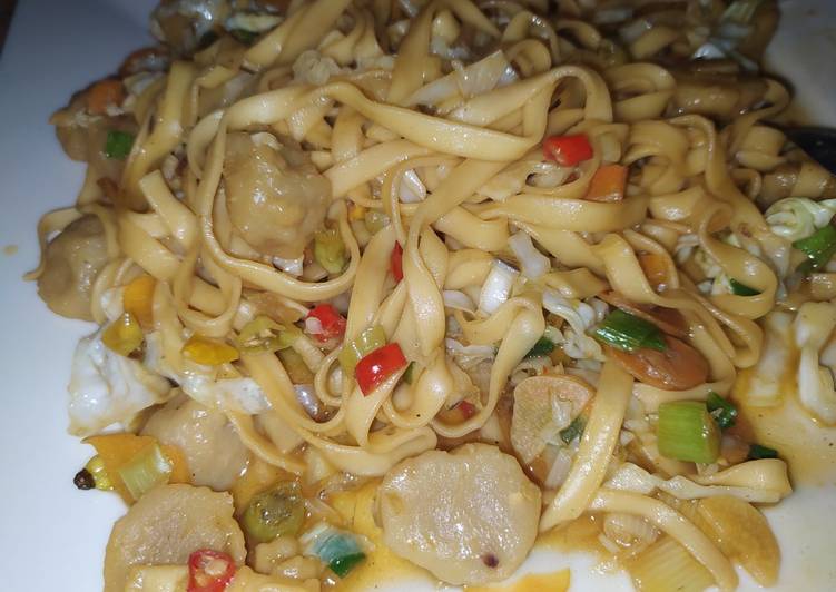 Mie Gepeng Bakso (Mingso) Super Mudah