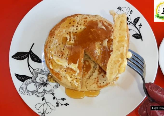 Simple Way to Make Ultimate Yummy fluffy pancakes
