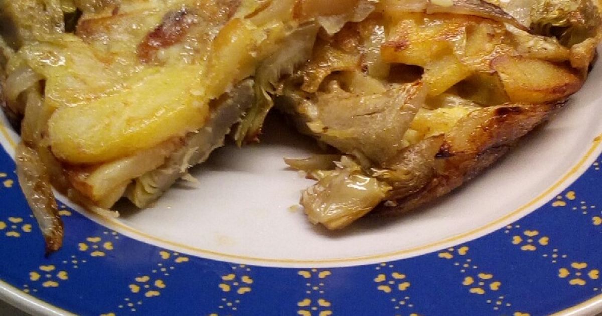 Ricetta Frittata Di Carciofi Cipolla E Patate Fritte di Mariagrazia ...
