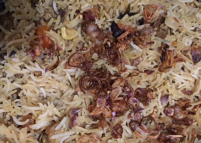 Nasi Briyani Ayam (Mix bumbu instant)