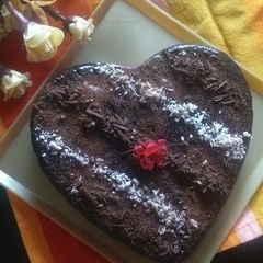 A picture of Chocolate decadent cake.