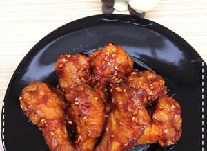 韓式炸雞（氣炸鍋料理） 的食譜成品照片