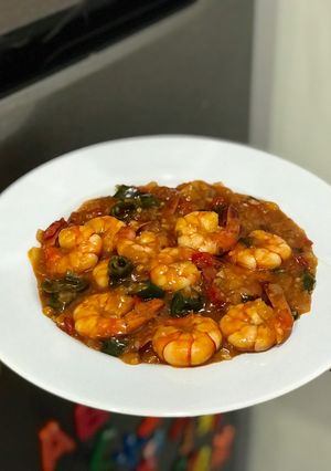 Foto resep Udang Saos Padang Simple