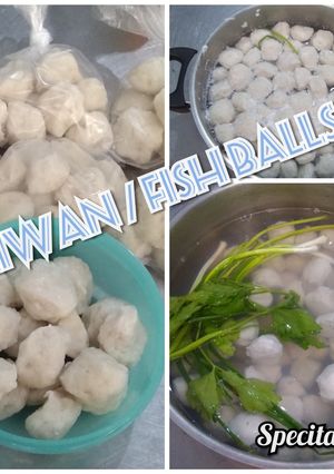 Foto resep Hiwan / fish balls