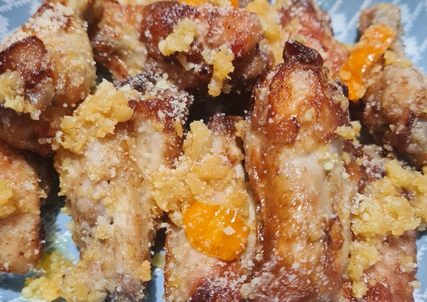 Garlic Parmesan Wings - Air Fryer