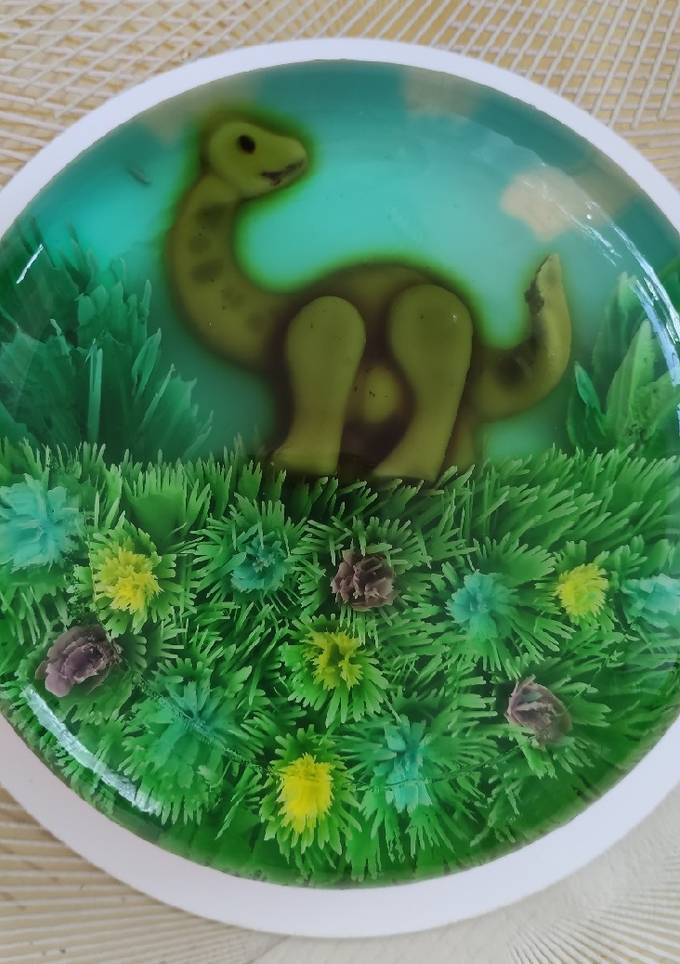 3d желейний торт