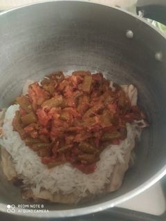 عکسی از دستور لوبیا پلو