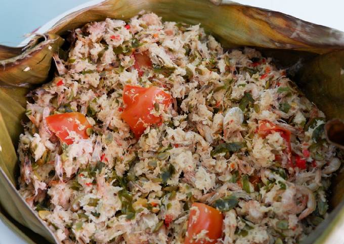 Resep Botok mlanding urang kali // Botok mlanding udang Anti Gagal