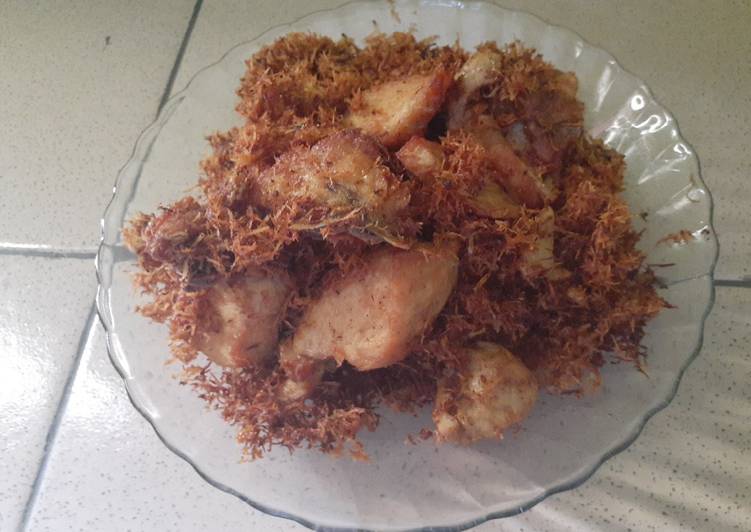 Resep Ayam srundeng yang Enak Banget