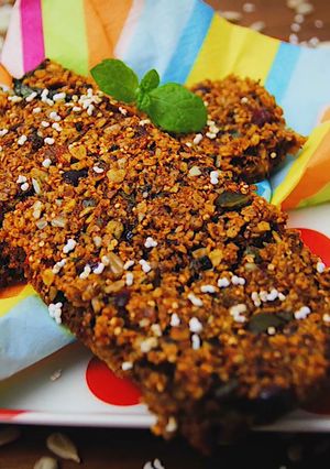 Gyümölcsös müzliszelet recept fotója
