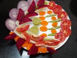 मिक्स वेजिटेबल सलाद (Mix vegetable salad recipe in hindi)
