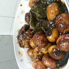 รูปของ Bacem telur puyuh