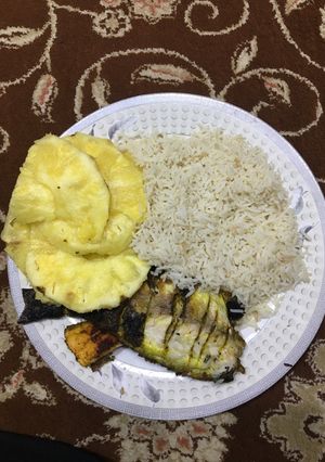 صورة لوصفة وجبة الدايت سمك الدنيس المشوي
