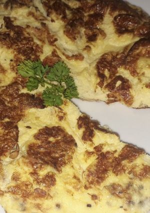 A picture of Cheese Omelette 🥚🧀.