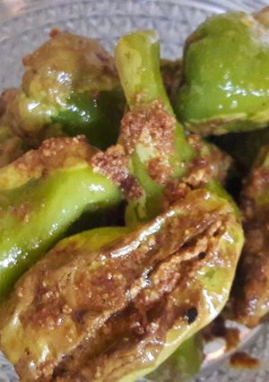 A picture of Mirchi stuffed.
