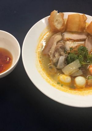 Hình của món Bánh canh giò heo.