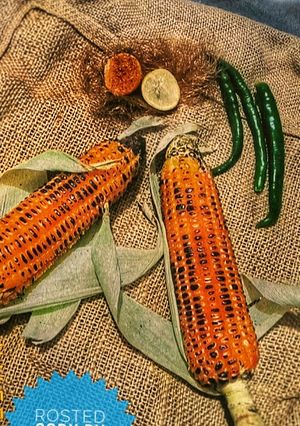 A picture of Roasted corn.