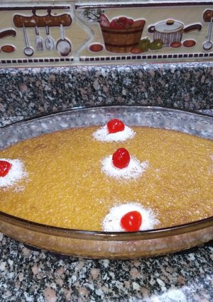 صورة لوصفة بسبوسة ال ٣معالق