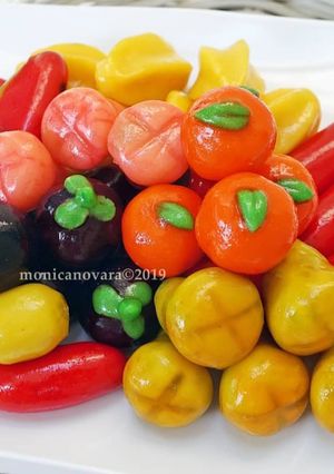 Foto resep Buah Fantasi Thailand (Khanom Look Choup / Luk Cup)