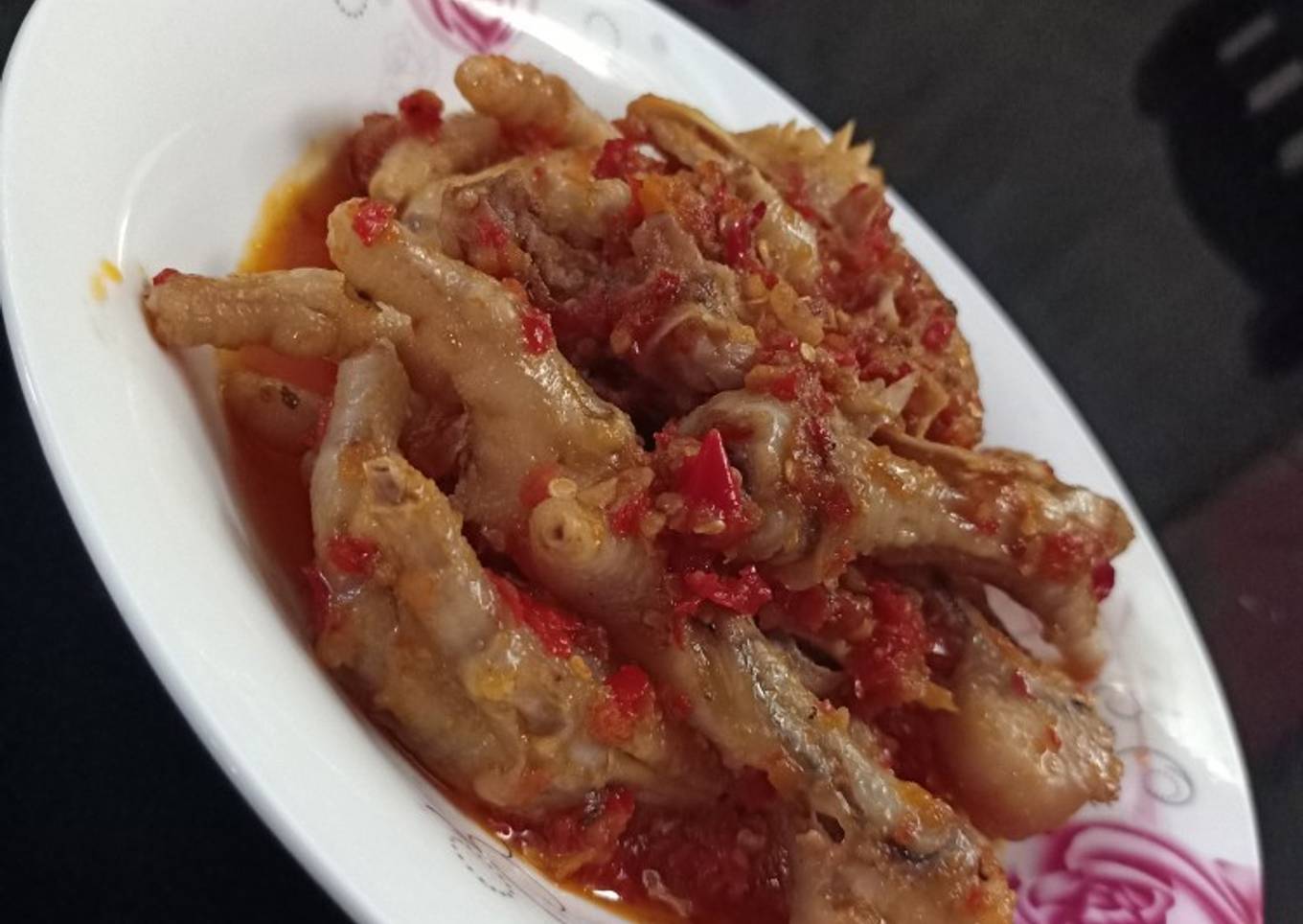 Ceker Sambal pedas