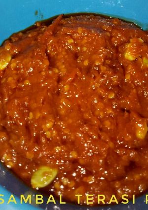 Foto resep Sambal terasi pete