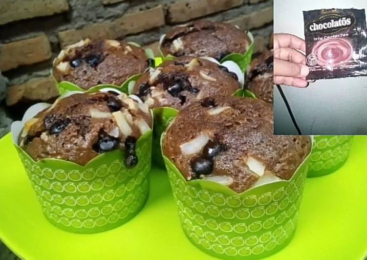 Resep Cup cake cokolatos coklat keju Jadi, Menggugah Selera