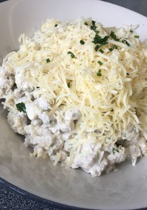 Sajtos-tejfölös Pulykedli / Pulyka nokedli (ketogén) recept fotója
