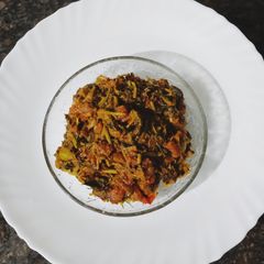 A picture of Thotakura Tomato Curry.