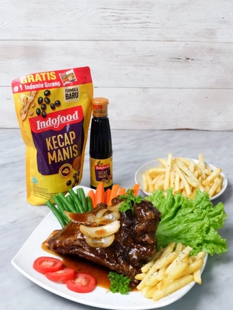 Langkah Gampang Menyiapkan Resep Bistik konro sapi ala andin yang Bikin Ngiler