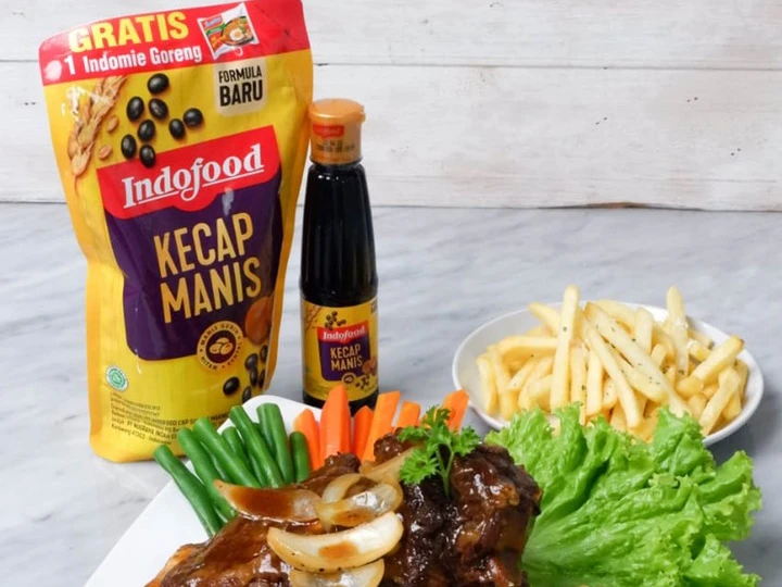 Langkah Gampang Menyiapkan Resep Bistik konro sapi ala andin yang Bikin Ngiler