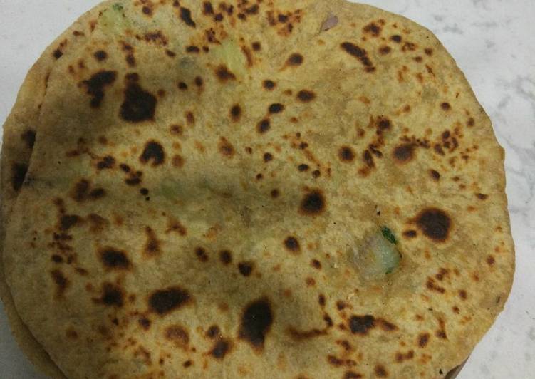 How to Make Quick Aalu Pyaz ka Paratha