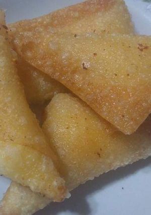 صورة لوصفة السمبوسك بخليط الاجبان الوهمي