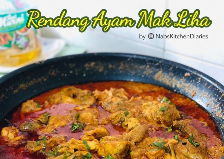 Resepi Rendang Ayam Mak Liha Sedap 10 Langkah Aneka Resepi Enak