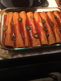 A picture of Enchiladas.