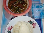 A picture of okro leaf