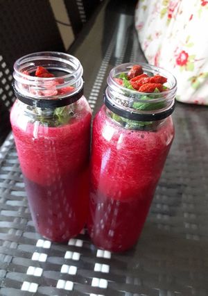 Foto resep Red juice 🍓🍉🍀🍀