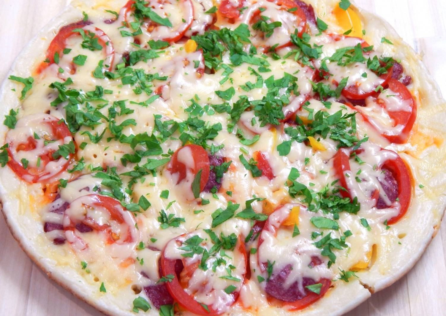 рецепт пиццы на сковороде с домашним сыром фото 56