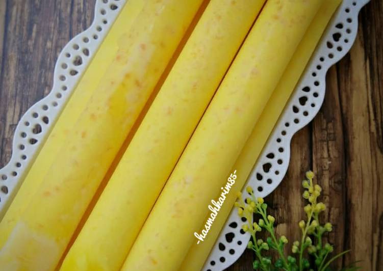 Cara Mudah Buat Sweetcorn Yogurt Ice Stick yang Sedap