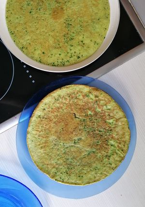 Spenótos palacsinta recept fotója