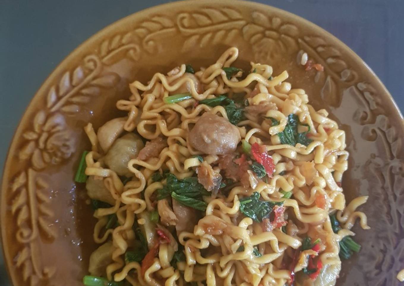 Mie goreng bakso