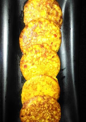 A picture of Sweet Corn & Maize Flour Mini Chila.