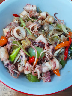 Foto resep Tumis Cumi Asin Pelangi