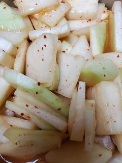 涼拌大頭菜 的食譜成品照片