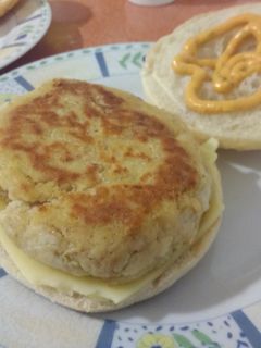 Una foto de Hamburguesas de merluza y atún
