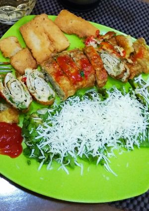Foto resep Telur gulung, keju goreng, Alpukat keju ala DEBM
