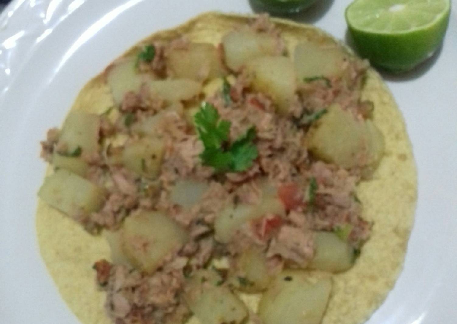 Atún con papas a la mexicana Receta de Esther Soto Cookpad
