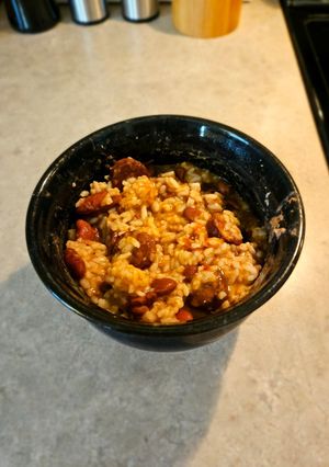 A picture of Red Beans & Rice.